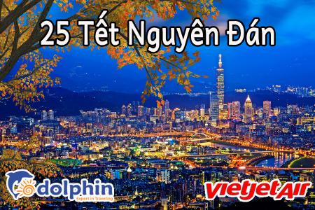 25 Tết Nguyên Đán - Du lịch Đài Loan: Cao Hùng - Đài Trung - Đài Bắc 5N4Đ bay Vietjet Air KH từ HCM