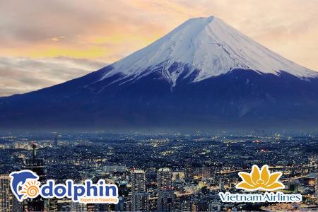 [Hà Nội] Charter Nhật Bản dịp lễ 30/04 - 01/05: Tokyo - Núi Phú Sĩ - Lễ hội Hoa Chi Anh Shibazakura, bay VietnamAirlines