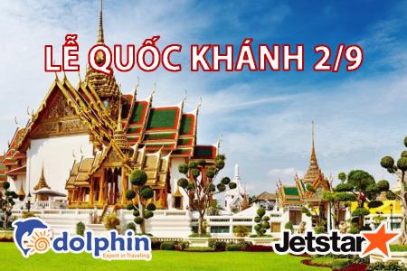 [Hồ Chí Minh] Lễ Quốc khánh 02/09: Tour du lịch Thái Lan 2019: Bangkok – Pattaya – Nanta Show – Buffet 86 tầng Bay Jetstar