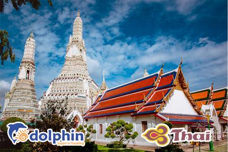 [Hà Nội] [Mùng 3 Tết AL] Du lịch Thái Lan 2020: Bangkok - Pattaya - Wat Arun 5N4Đ bay Vietjet Air