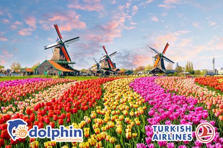 Tour du lịch Châu Âu 7 nước: Pháp - Bỉ - Hà Lan - Đức - Thụy Sỹ - Ý - Vatican 15N14Đ bay hàng không 4* Turkish Airlines