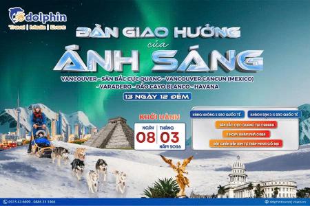 Tour Canada Cuba Mexico 13N12Đ Săn 