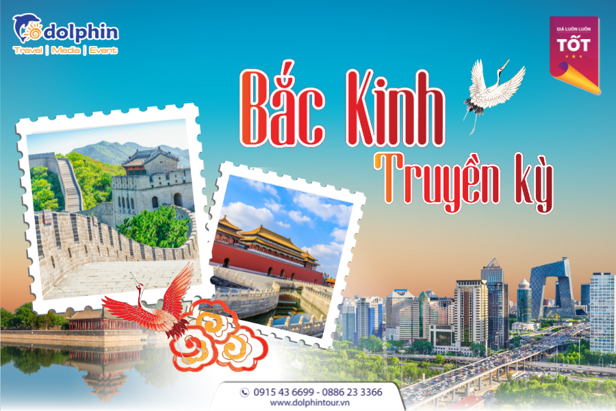 [HÀ NỘI] Du Lịch Bắc Kinh - Vạn Lý Trường Thành - Cố Cung - Di Hoà Viên 5 ngày 4 đêm Bay thẳng Air China